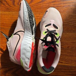 Nike Women's Pink and Black Sneakers